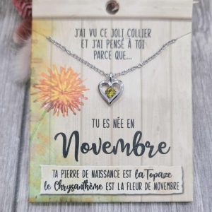collier novembre