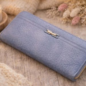 porte-feuille bleu