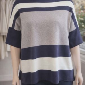 pull bleu marine