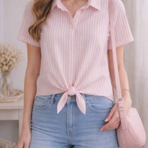 chemise rose