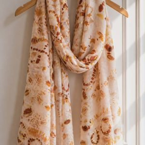 foulard marron
