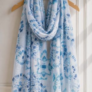 foulard bleu