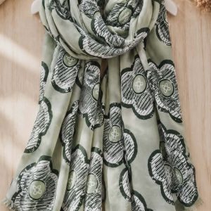 foulard kaki