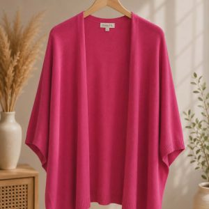 gilet fuchsia