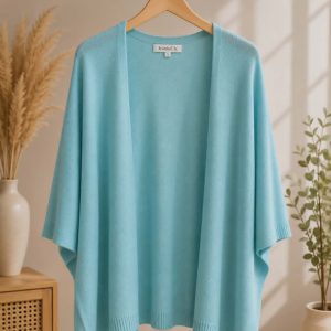 gilet turquoise
