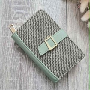 porte-feuille vert