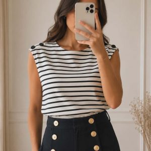 t-shirt rayé