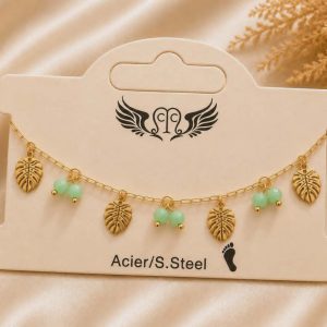 chaîne cheville verte